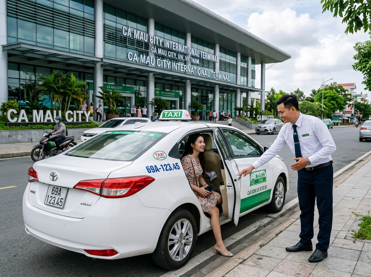 Taxi 4 chỗ Cà Mau đời mới - Hotline 0886.853.853